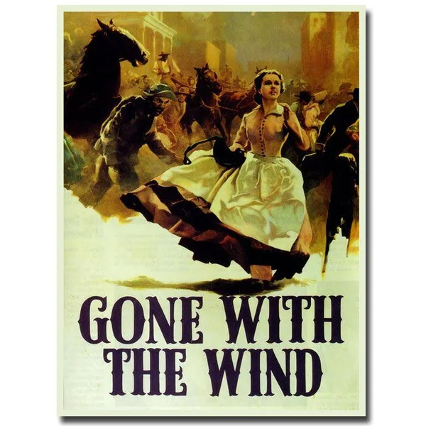 Trademark Fine Art Gone with The Wind Canvas Art Size 18x24