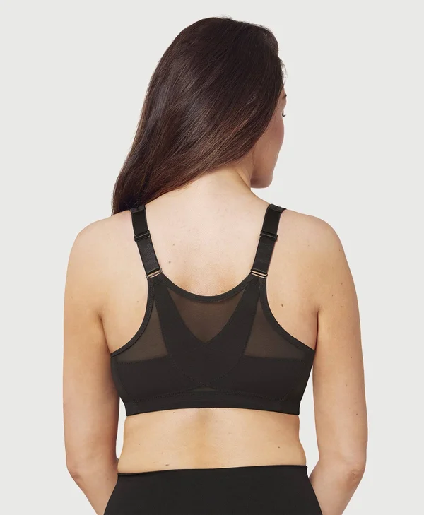Glamorise Black MagicLift Posture Back Support Bra