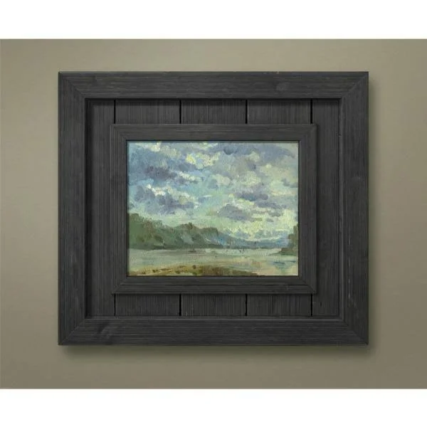 1 in. x 4 in. x 8 ft. Barn Wood Charcoal Pine Trim Board (4-Pack)