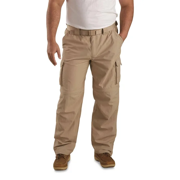 Guide Gear Men's Rock River Zip-Off Cargo Pants, Male, w46 L30, Graphite Gray