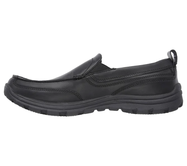 Skechers Men's Work Relaxed Fit Hobbes SR, Black