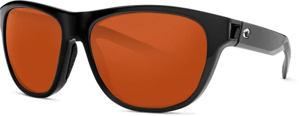 Costa Bayside 580G Polarized Sunglasses - Shiny Black/Copper