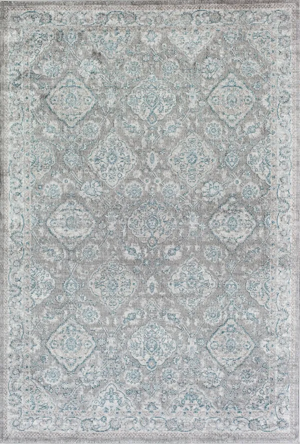 Rugs America Laurel Garden Gray 5 ft. x 7 ft. Area Rug