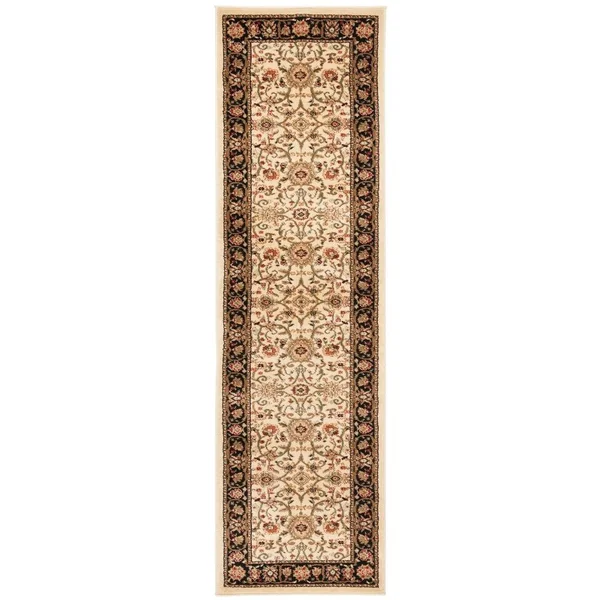 Safavieh Lyndhurst Ambrogina Traditional Rug (2&3x22 x 22& - Black/Ivory)