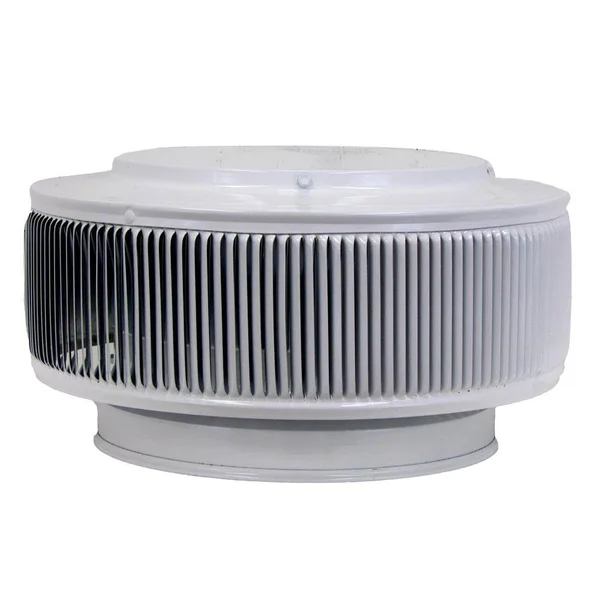Active VENTILATION - Aura Vent, 10 in. Diameter, with Adapter for 10 in. Diameter PVC PIPE, Aluminum, Powder Coated White, AV-10