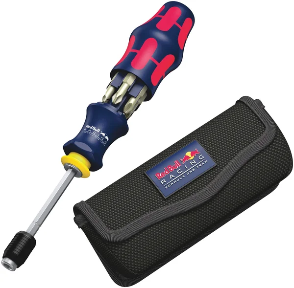 Wera 05227702001 Red Bull Racing Kraftform Kompakt 20 Stainless Bits + Pouch Set