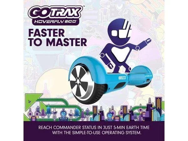 Gotrax Hoverfly Eco UL Certified Self Balancing Hoverboard, Blue