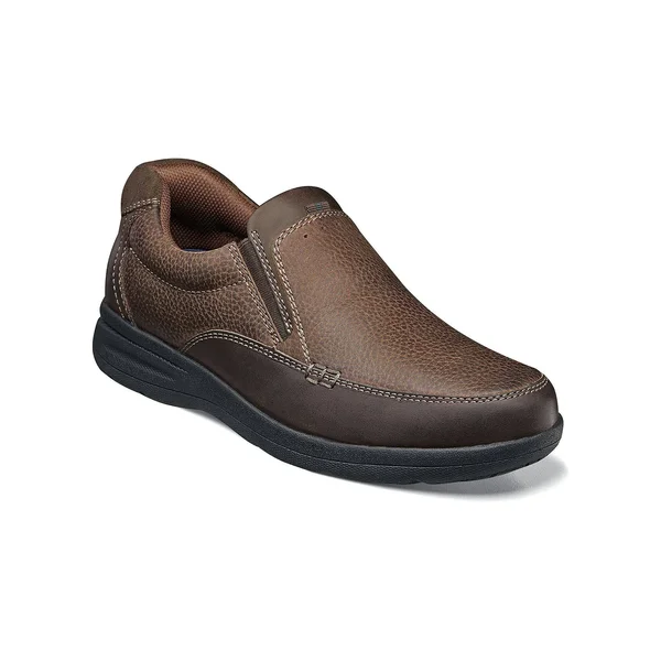 Nunn Bush Cam Men's Moc Toe Casual Slip on Shoes, Size: 15 Wide, Brown