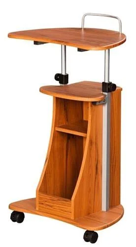 Techni Mobili Vertico Mobile Laptop Workstation in Woodgrain or Graphite