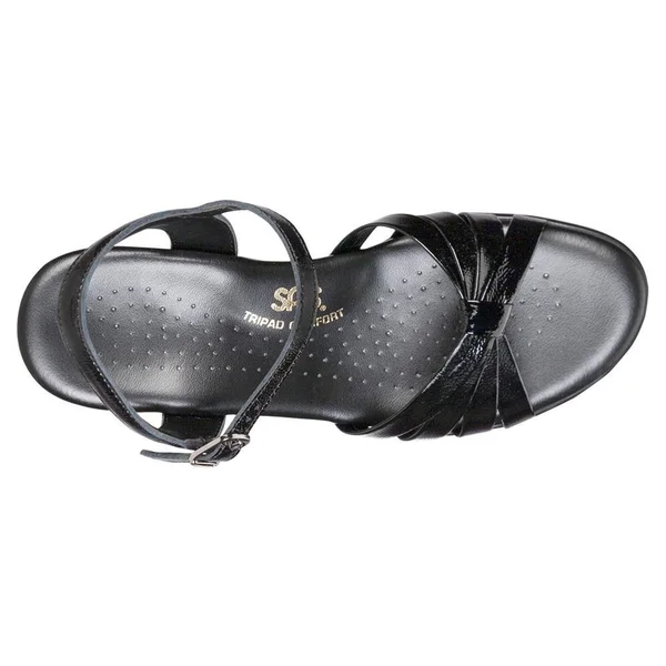 SAS Shoes Women's Strippy - Black Patent