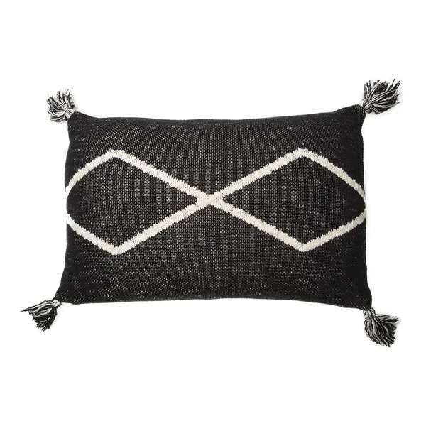 Lorena Canals - Oasis Knitted Pillow - 30x48cm - Black