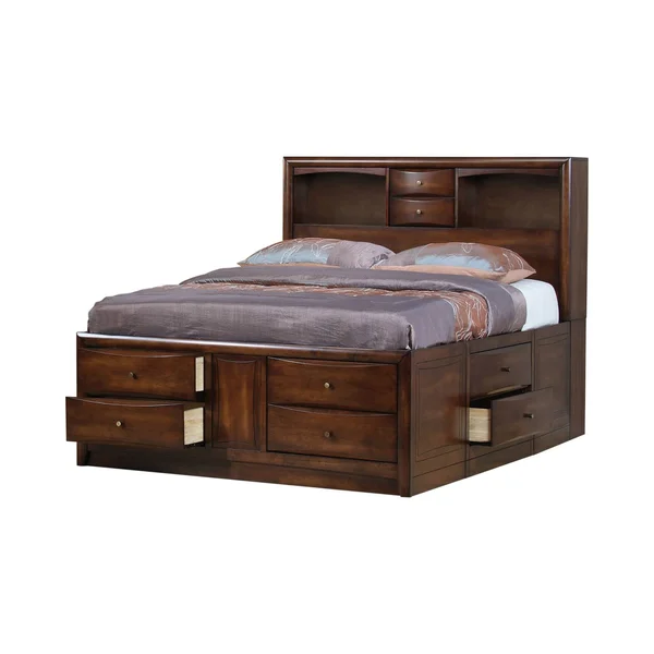 Coaster Hillary 200609Q Queen Bed in Warm Brown