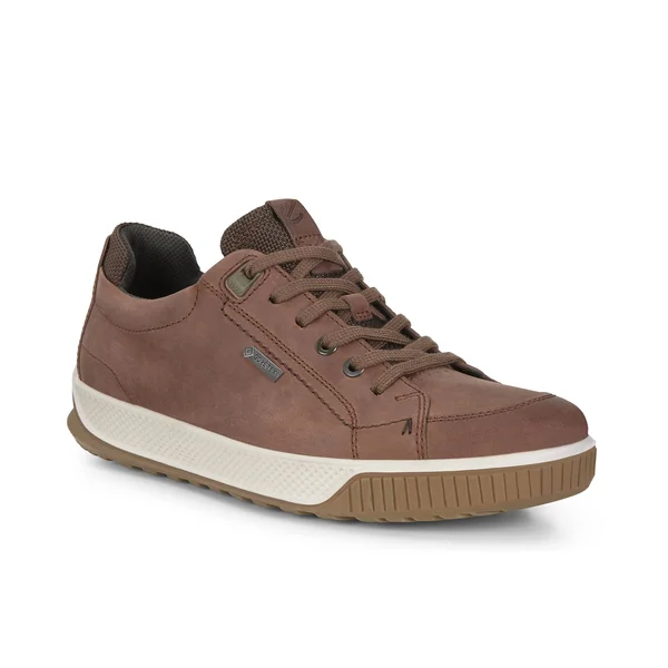 Men's Ecco Byway Tred GTX Sneaker Shoes - Brandy - 41
