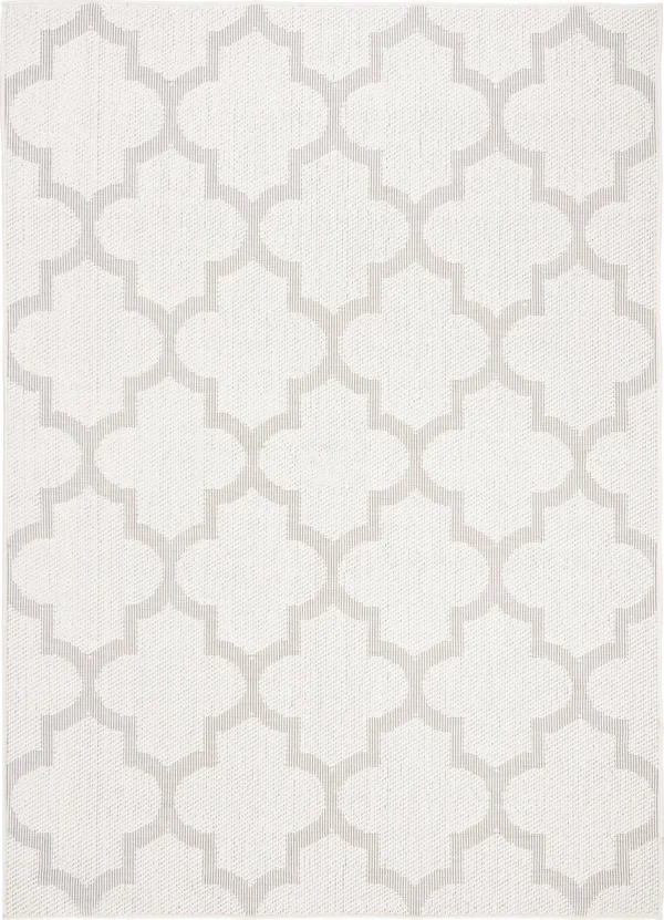 Safavieh Bermuda BMU804A 6&7x22 x 6&7x22 Round Ivory, Light Grey Area Rug