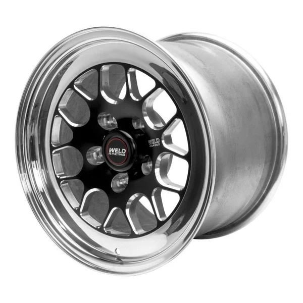 Weld S77 15x9.33 - 5x4.5 BP, 5.5in. BS Black Wheel (Low Pad) - Non-Beadlock - 77LB-509A55A