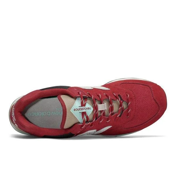 New Balance 574 Scarlet Men's Shoes, Red, Size: 8