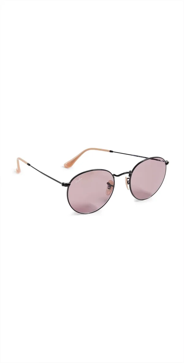 Ray-Ban Round Metal RB3447 Sunglasses - Black (9066Z0)