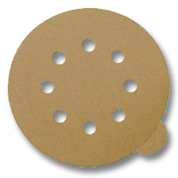 Lowe&s Pasco 100-Pack 5-in W x 5-in L 180-Grit Hole Disc with Tab PSA Sanding Disc Sandpaper - P6.24-05180.DWT