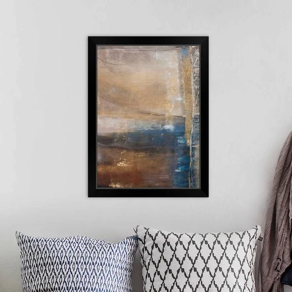 Kinetic Stone I, Black Framed Wall Art, 18x24, Great Big Canvas