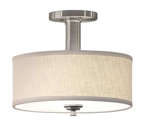 Good Earth Lighting Valencia Semi-Flush Ceiling Light - Brushed Nickel
