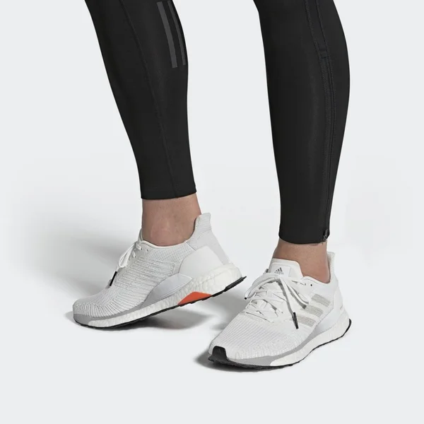 Adidas Men's Solarboost 19 Running Shoes - Size: Small, White