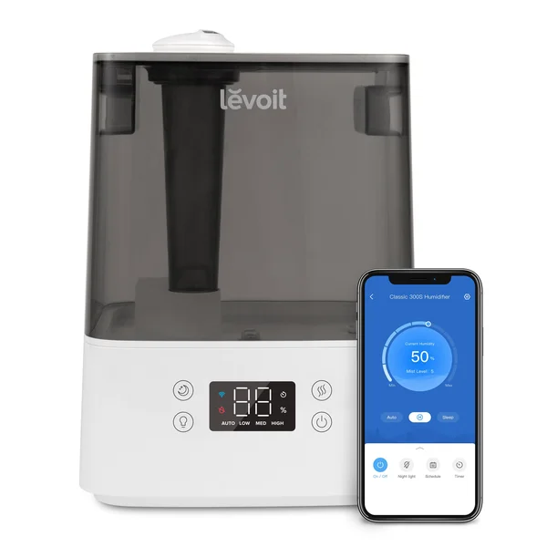 Levoit Cool Mist Humidifiers for Bedroom - 6L Smart WiFi Top Fill Ultrasonic Air