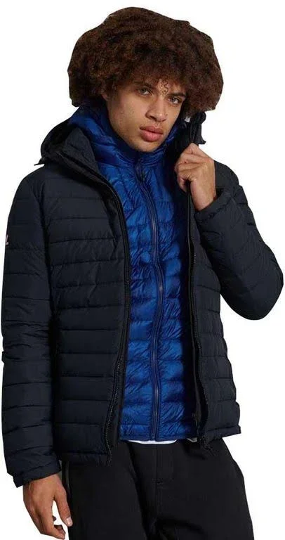 Superdry Men's Hooded Fuji Jacket - Navy