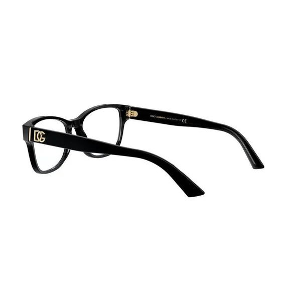 Dolce & Gabbana DG3326 Eyeglasses, 54-17-140, 501 Black