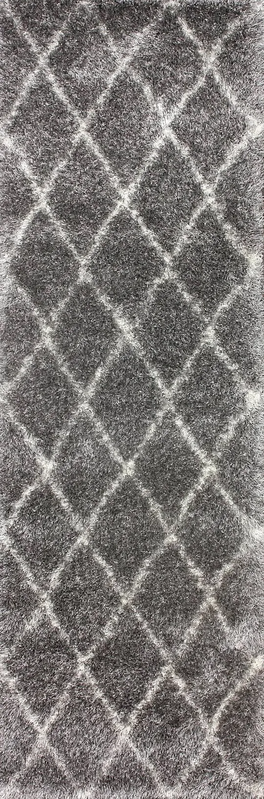 nuLOOM Diamond Shag Area Rug Ash