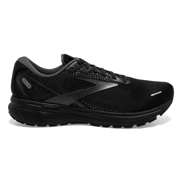 Brooks Men's Ghost 14 Black-Black-Ebony - 14