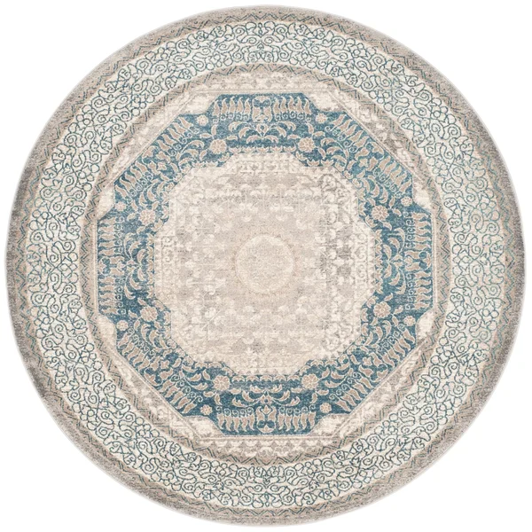 9& x 12& Rectangular Area Rug, Blue, Safavieh