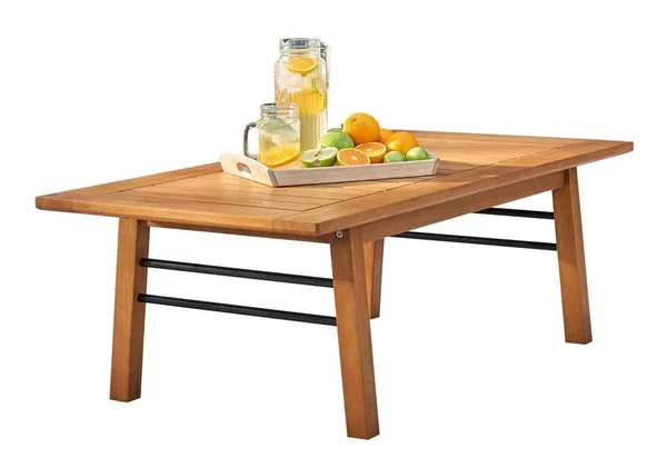 Vifah Gloucester Contemporary Patio Wood Sofa Table
