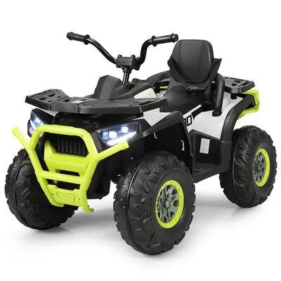 Electric 4-Wheeler ATV/Jeep Costway Color: White