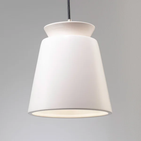 Justice Design CER-6425-PWGN-NCKL-BKCD-LED1-700 Radiance Collection - 1 Light Pendant Dedicated LED Pewter Green Brushed Nickel
