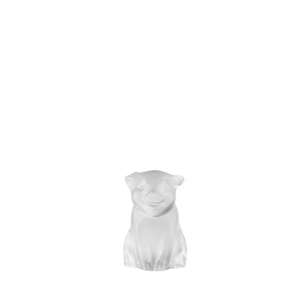 Lalique - Pig Sculpture - Clear