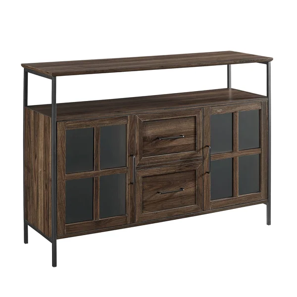 Walker Edison Reclaimed Barnwood TV Stand (Accommodates TVs Up to 80-in) in Brown, LW70ARSMDRO