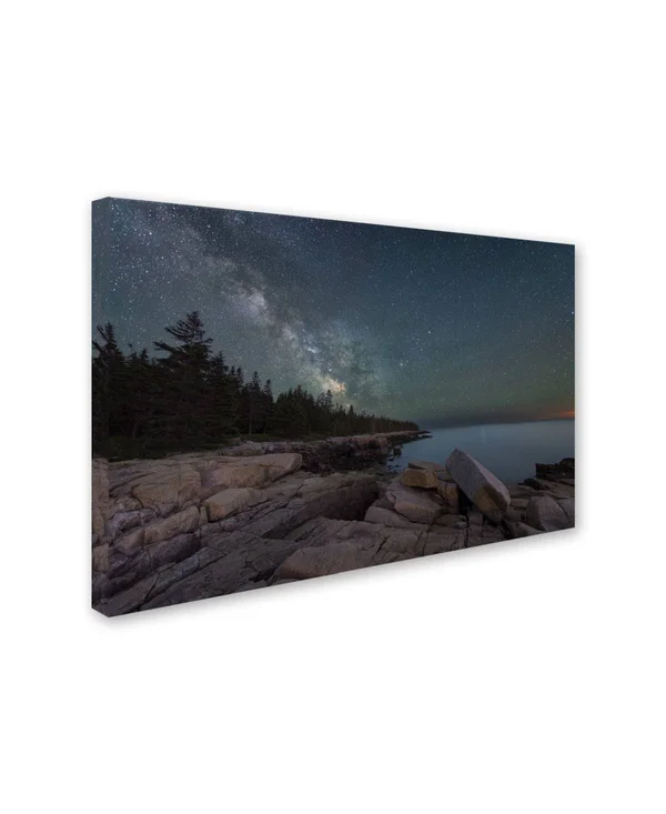 Trademark Fine Art &Around The Bend& by Michael Blanchette Graphic Art on Wrapped Canvas - Size: 30x22 H x 47x22 W x 2x22 D