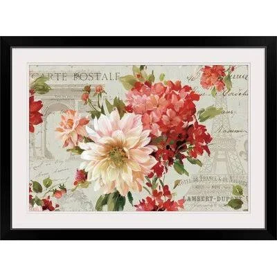 Musso PS JE T&aime I Light& by Lisa Audit Graphic Art Print Ophelia & Co. Format: Black Frame, Size: 24x22 H x 32x22 W x 1x2