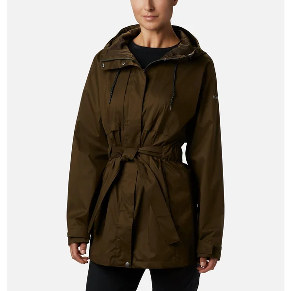 Columbia Women's Pardon My Trench Rain Jacket - XXL - Olive Green