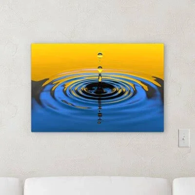 &Water& Graphic Art Print on Canvas World Menagerie Size: 24x22 H x 32x22 W x 2x22 D