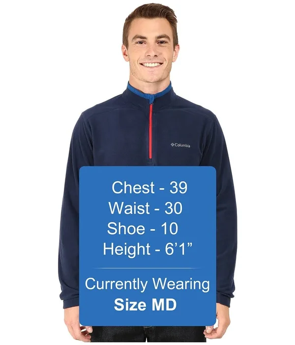 Columbia Men's Navy Klamath Range II Half Zip Pullover Fleece Size XXL
