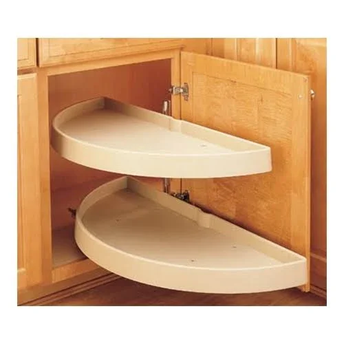 Rev-A-Shelf - 6842-39-15-570 - 39x22 Polymer Half Moon Susan 2-Tier