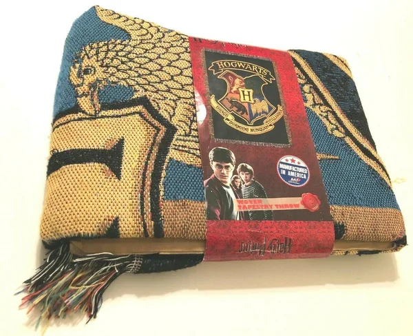 Northwest Harry Potter School Spirit House Hogwarts Logo Woven Tapestry Throw Blanket New