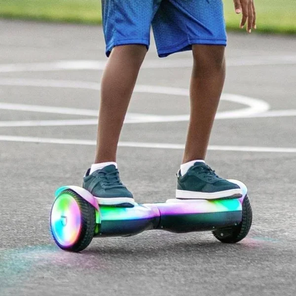 Jetson Plasma Black Hoverboard - Size: 23 inch x 7.3 inch x 7 inch