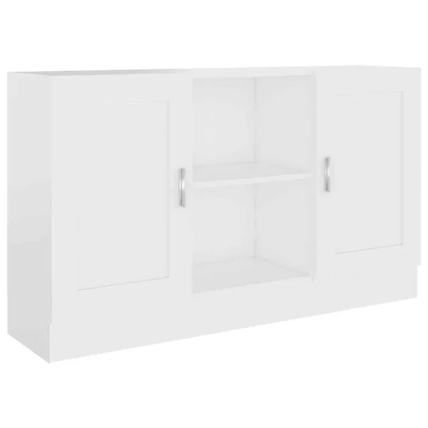 vidaXL Sideboard White 47.2x22x12x22x27.6x22 Chipboard