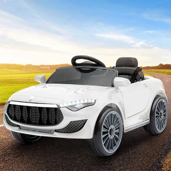 Rigo Maserati Kids Ride on Car - White