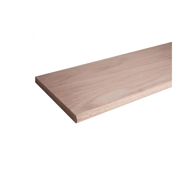 House of Forgings Red Oak 8070-48x22 Bullnosed Wood Tread