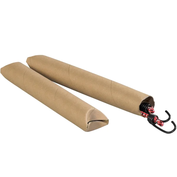 2 x 15x22 Kraft Crimped End Mailing Tubes