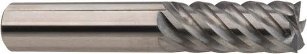 Niagara Cutter 8mm - 20mm LOC, 8mm Shank Diam, 64mm OAL, 6 Flute, Solid Carbide Square End Mill - Single End, AlTiN Finish, Spira