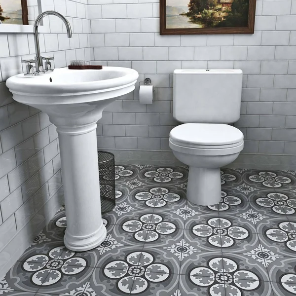 SomerTile FVBCQMST Cimento Cement Floor and Wall Tile - 7.875x22 x 7.875